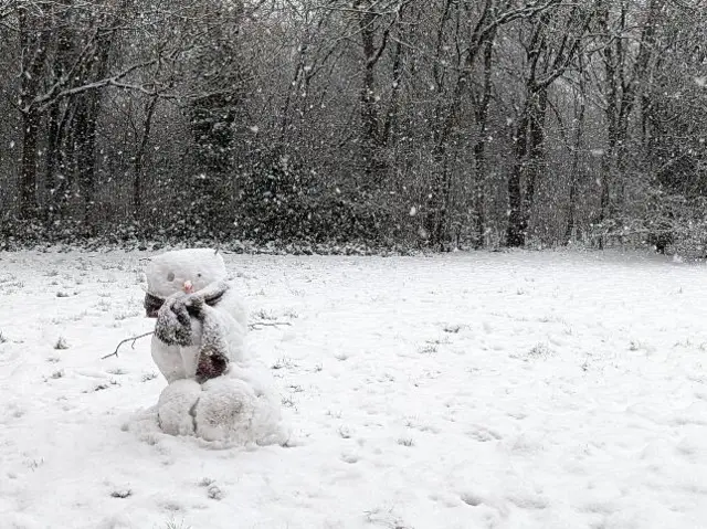 A snowman in Oldbury