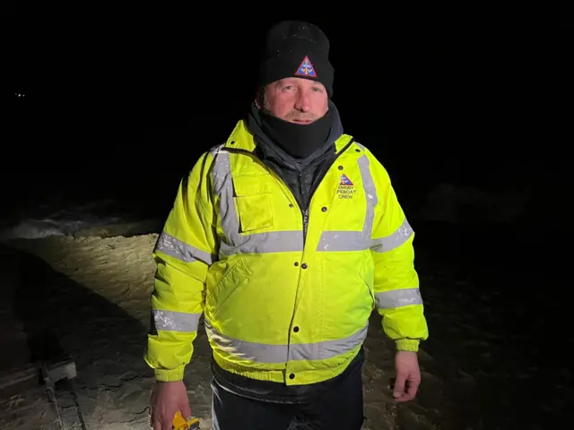 Alan Jones, second coxswain of the Hemsby Independent Lifeboat