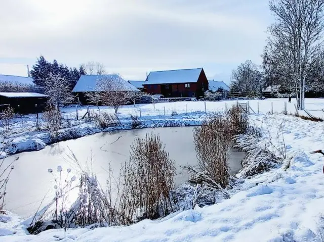 Snow in Shrewsbury