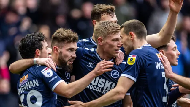 Millwall celebrate a goal