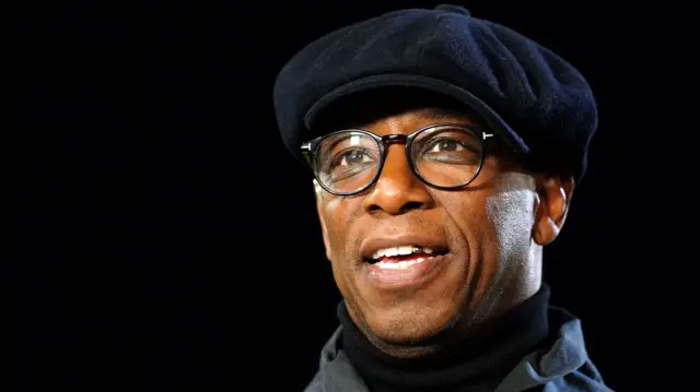 Match Of The Day commentator and former Arsenal player Ian Wright