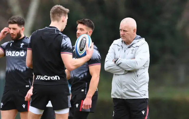 Warren Gatland in training