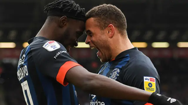 Luton celebrate