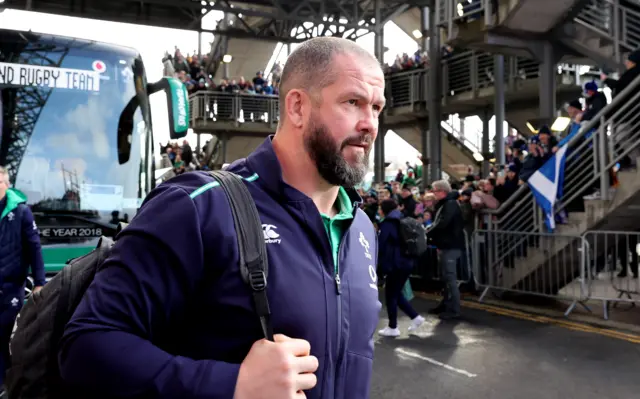 Ireland head coach Andy Farrell