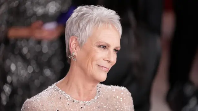 Jamie Lee Curtis arrives for the 95th annual Academy Awards ceremony