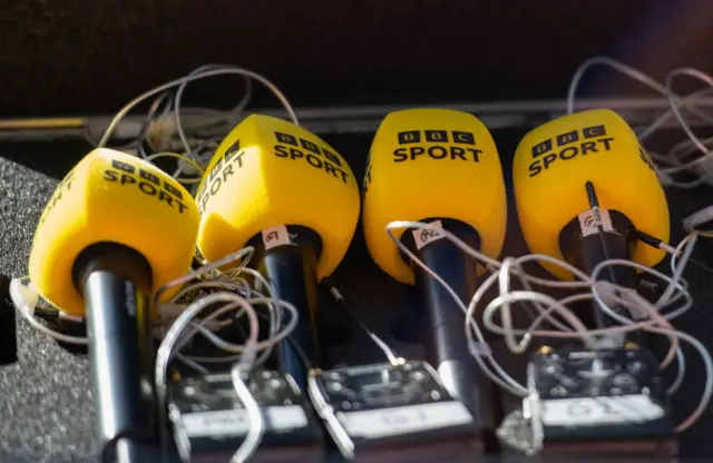 BBC Sport microphones