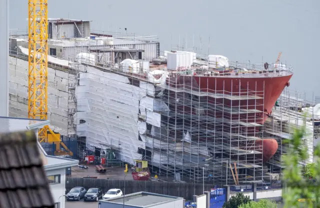 Ferguson shipyard in Port Glasgow