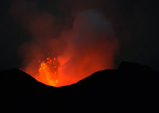 Nyamulagira volcano