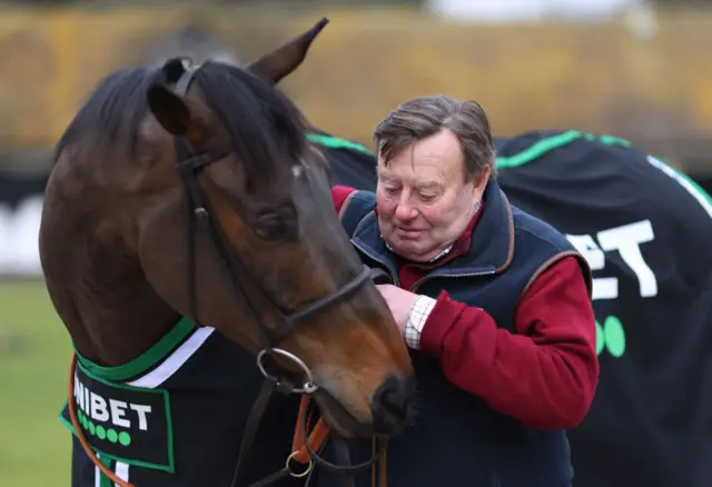 Nicky Henderson with Constitution Hill