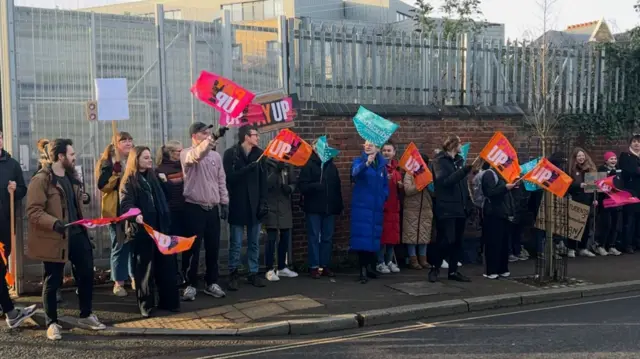 Mossbourne Community Academy picket line