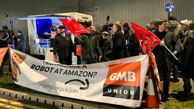 Amazon workers in Coventry voted in December to take strike action