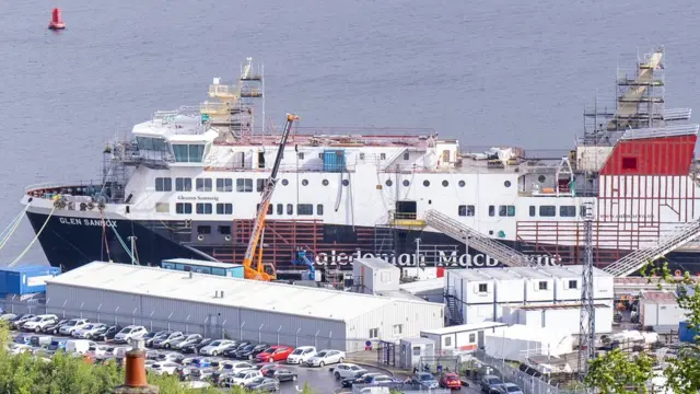 The Glen Sannox ferry