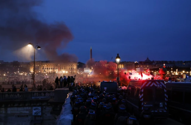 Protests in Paris