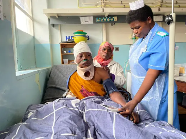 Patients at Queen Elizabeth Central Hospital