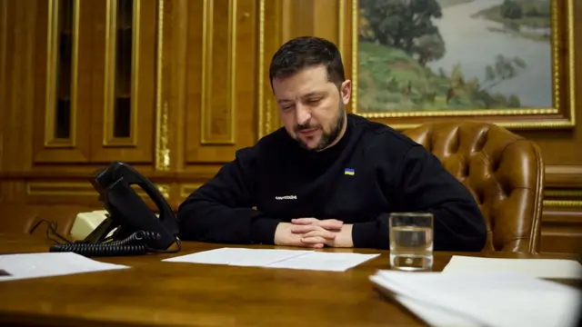 Ukrainian President Volodymyr Zelensky