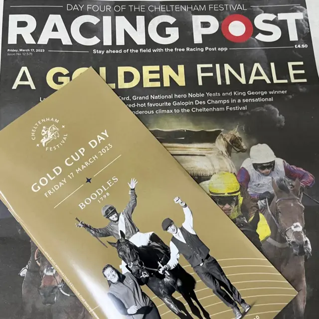 Cheltenham Gold Cup racecard and Racing Post