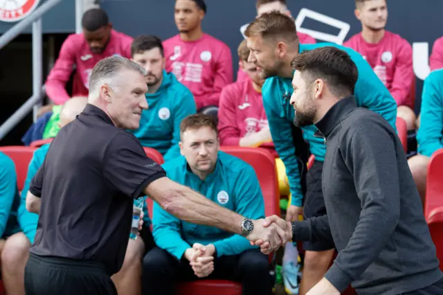 Nigel Pearson and Russell Martin