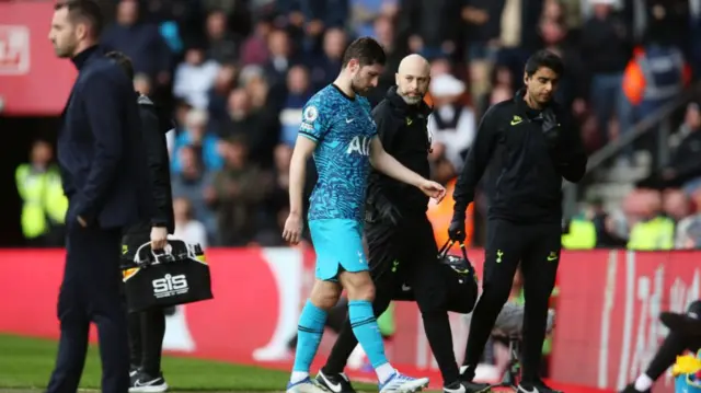 Tottenham's Ben Davies is substituted