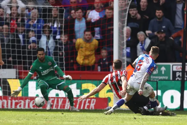 Sammie Szmodics scores Blackburn's second goal