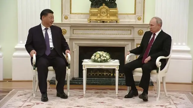 Xi Jinping and Vladimir Putin