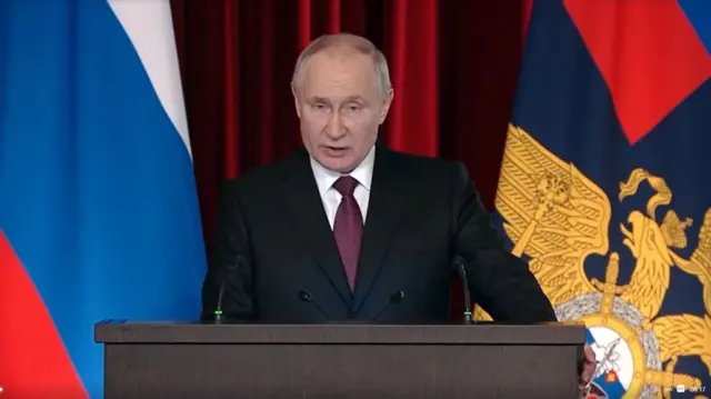 President Putin speaking