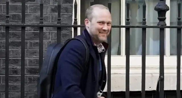 Jack Doyle leaving Downing Street