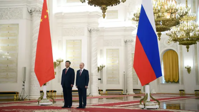 Putin and Xi at the Kremlin