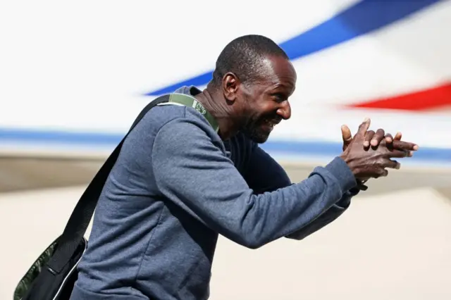 Olivier Dubois at the airport near Paris.