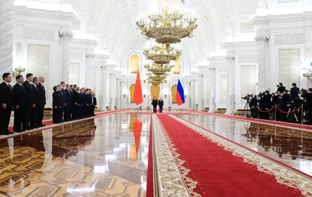 Putin and Xi in the Kremlin