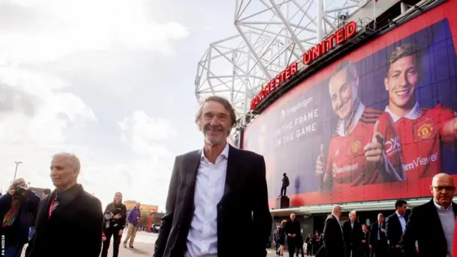 Ineos owner Sir Jim Ratcliffe was at Old Trafford on Friday