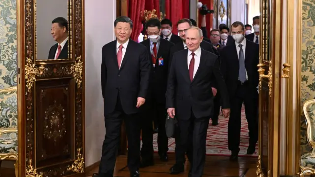 Xi and Putin at the Kremlin