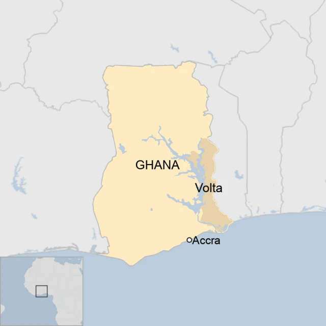 Map of Ghana