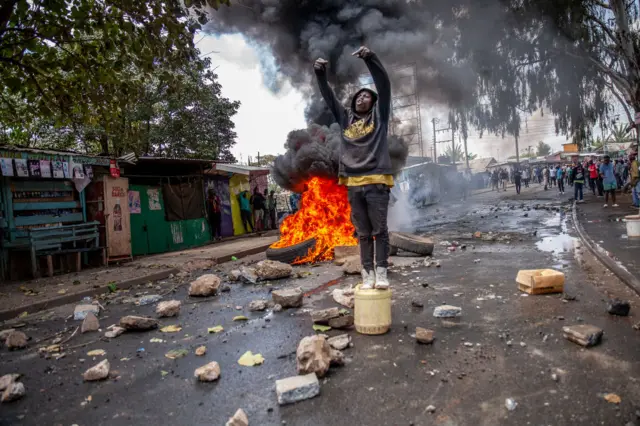 Protest in Nairobi