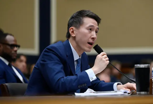 TikTok CEO Shou Zi Chew testifies before the House Energy and Commerce Committee