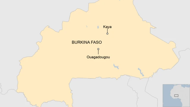 Map of Burkina Faso