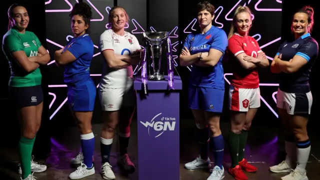 Captains line up for the Six Nations launch