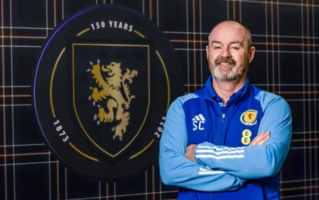 Scotland head coach Steve Clarke