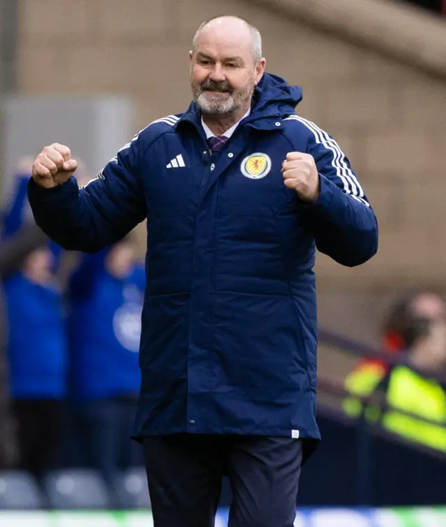 Scotland head coach Steve Clarke