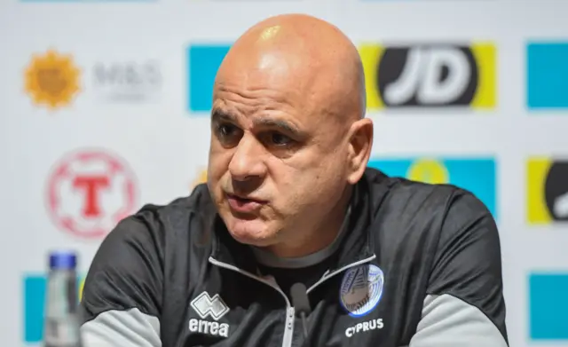 Cyprus head coach Temuri Ketsbaia