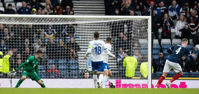 Scott McTominay scores for Scotland against Cyprus