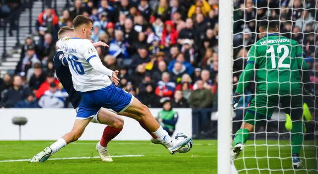 Scott McTominay scores for Scotland against Cyprus