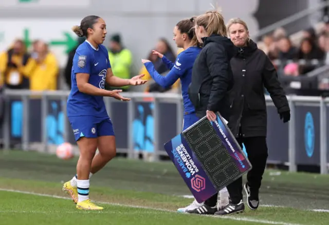 Chelsea's Lauren James substituted