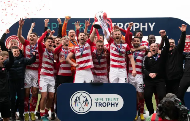 Hamilton Accies lift the SPFL Trust Trophy