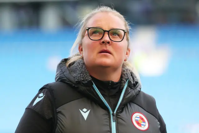 Reading Women manager Kelly Chambers ahead of her team's WSL game against Brighton
