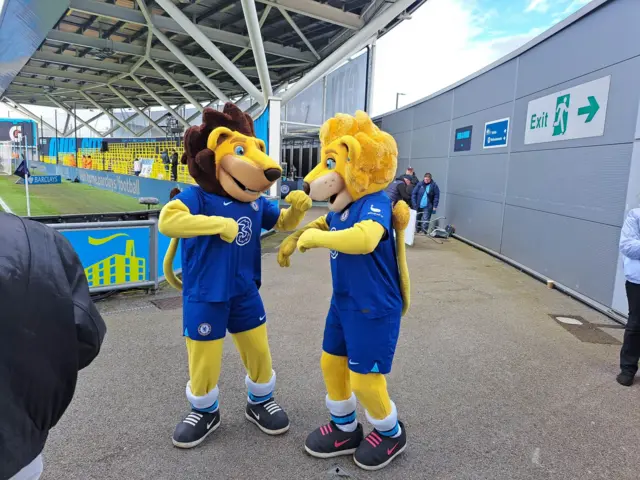 Chelsea mascots