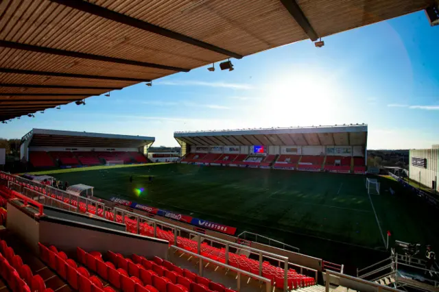 Broadwood Stadium ahead of kick-off