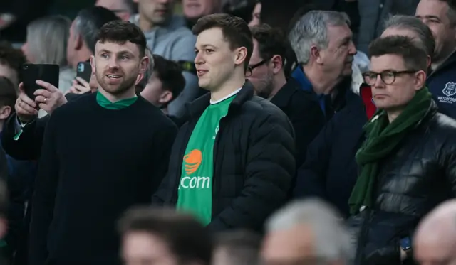 Hugo Keenan and Brian O'Driscoll