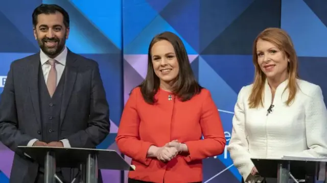 The three candidates were all smiles at the BBC debate, but the campaign turned bitter again within days