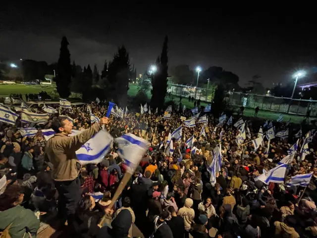 Israel protests 27 March