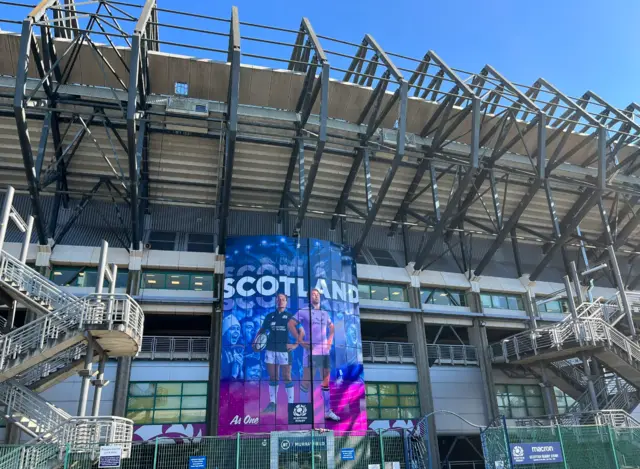 The winner of the race will be declared a the home of Scottish rugby: Murrayfield